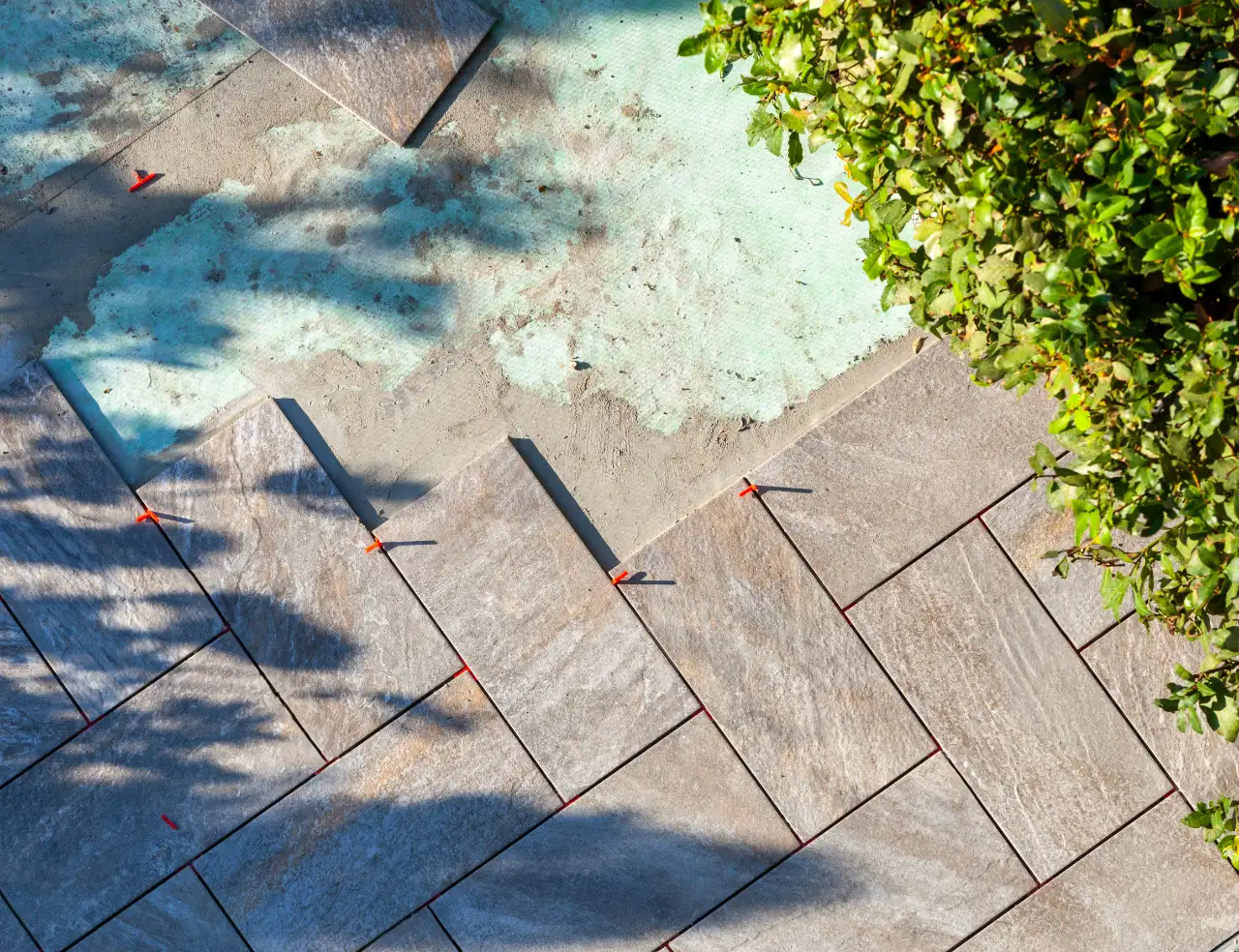 Paver patio installation in New York